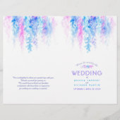 Hochzeitsprogramm für Weintrauben (Vorderseite)