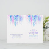 Hochzeitsprogramm für Weintrauben (Stehend Vorderseite)