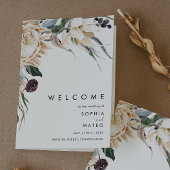 Hochzeitsprogramm für Weißflorflossen Programm