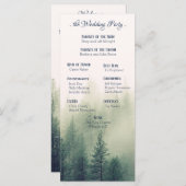 Hochzeitsprogramm für Winterbergkiefern Programm (Vorne/Hinten)