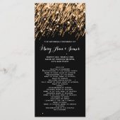 Hochzeitsprogramm - Goldmedaille Programm (Vorderseite)