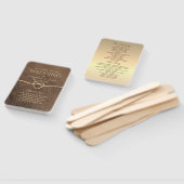 Hochzeitsprogramm-Handfächer aus Holz Fächer (Non-assembled)