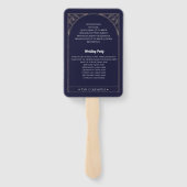 Hochzeitsprogramm Hört Kristalle Tarot Mondstars Fächer (Rückseite)