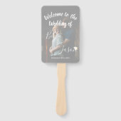 Hochzeitsprogramm Imitate Vellum Hochzeitsfeier Fächer (Vorderseite)