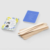 Hochzeitsprogramm in Wildblume Fächer (Non-assembled)