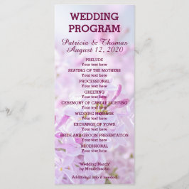 Hochzeitsprogramm individuell anpassbar programm