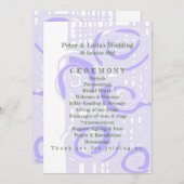 Hochzeitsprogramm Kultur Mosaik Blumenläden 2 Programm (Vorne/Hinten)