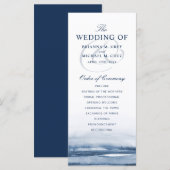 Hochzeitsprogramm Lake Harbor Fog Programm (Vorne/Hinten)