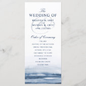 Hochzeitsprogramm Lake Harbor Fog Programm (Vorderseite)