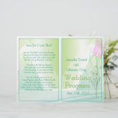 Hochzeitsprogramm (nicht religiöse Fassung) (Stehend Vorderseite)