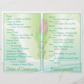 Hochzeitsprogramm (nicht religiöse Fassung) (Rückseite)