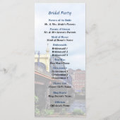 Hochzeitsprogramm Pittsburgh Skyline von Smithfiel Programm (Rückseite)
