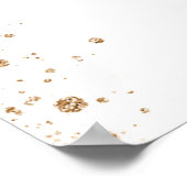 Hochzeitsprogramm Poster (Ecke)