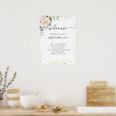 Hochzeitsprogramm Poster (Küche)