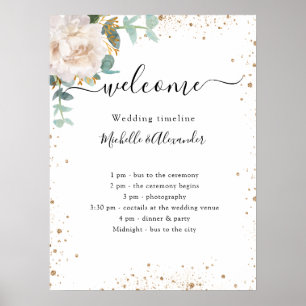Hochzeitsprogramm Poster