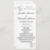 Hochzeitsprogramm Programm (Vorne/Hinten)