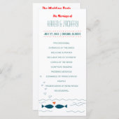 Hochzeitsprogramm Programm (Vorne/Hinten)