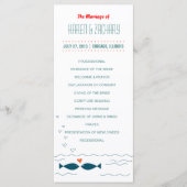 Hochzeitsprogramm Programm (Vorderseite)