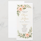 Hochzeitsprogramm Programm (Vorne/Hinten)