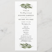 Hochzeitsprogramm Programm (Vorderseite)