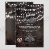 Hochzeitsprogramm | Rustikale Hochzeit (Vorne/Hinten)