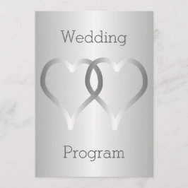 Hochzeitsprogramm Silberherzen Programm