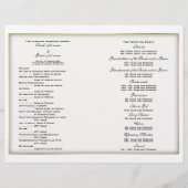 Hochzeitsprogramm (zwei) (Vorderseite)