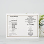 Hochzeitsprogramm (zwei) (Stehend Vorderseite)