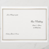 Hochzeitsprogramm (zwei) (Rückseite)