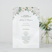 Hochzeitsprogramme für Flora und Fauna (Stehend Vorderseite)