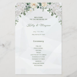 Hochzeitsprogramme für Flora und Fauna