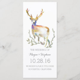 Hochzeitsprogramme für Hirsche Programm