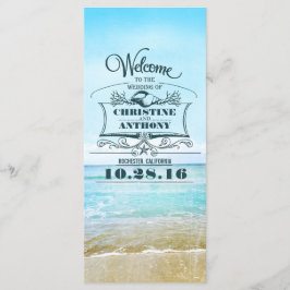 Hochzeitsprogramme für romantische Strände Programm