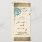 Hochzeitsprogramme für Wassersport Programm (Vorne/Hinten)