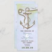 Hochzeitsprogramme für Wassersportaktivitäten Programm (Vorne/Hinten)