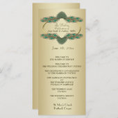 Hochzeitsprogramme - Gold Programm (Vorne/Hinten)