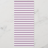 Hochzeitsprogramme mit Farbflorstreifen Programm (Rückseite)