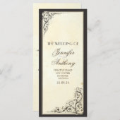 Hochzeitsprogramme Programm (Vorne/Hinten)