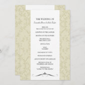 Hochzeitsprogramme Programm (Vorne/Hinten)