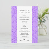 Hochzeitsprogramme Programm (Stehend Vorderseite)