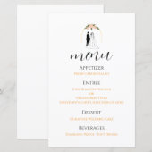 Hochzeitsprogrammkarte Minimaler Zeremonieführer S (Vorne/Hinten)