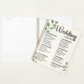 Hochzeitsprüfliste Planer Grüne Eukalyptus-Blätter (Anzeige)