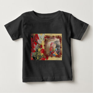 Hochzeitspuppe Portrait Grafik drucken Baby T-shirt