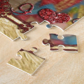 Hochzeitspuppe Portrait Grafik drucken Puzzle (Seite)