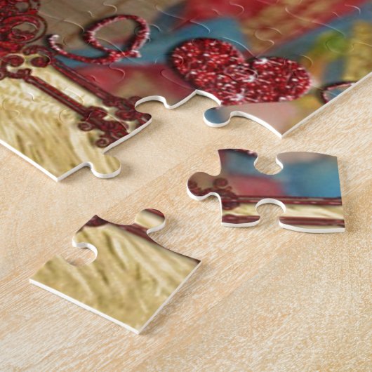 Hochzeitspuppe Portrait Grafik drucken Puzzle (Seite)