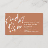 Hochzeitsrabatt, Lässige Eleganz, Einladung zu ant (Vorderseite)