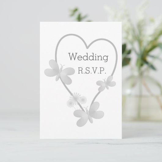 Hochzeitsrampe Einladung (Stehend Vorderseite)