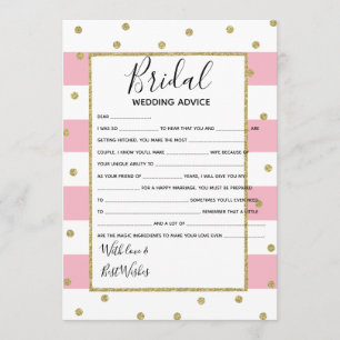 Hochzeitsratebraut kennen Brautpartyspiel Einladung