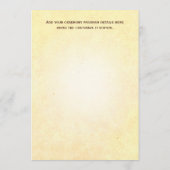 Hochzeitsraten auf der Beach-Programmkarte Programm (Rückseite)