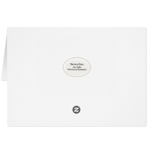 Hochzeitsraten und Rose (Rückseite Horizontal)